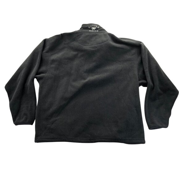 Subway Series 2000 Men's Fleece Jacket XL 1/4 Zip Embroidered Black Vintage - Picture 3 of 12